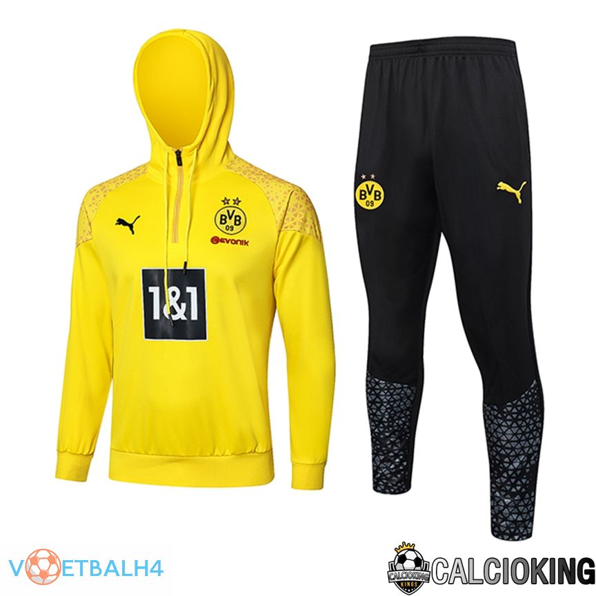 Dortmund trainingspak Hoodie geel/zwart 2024/2025