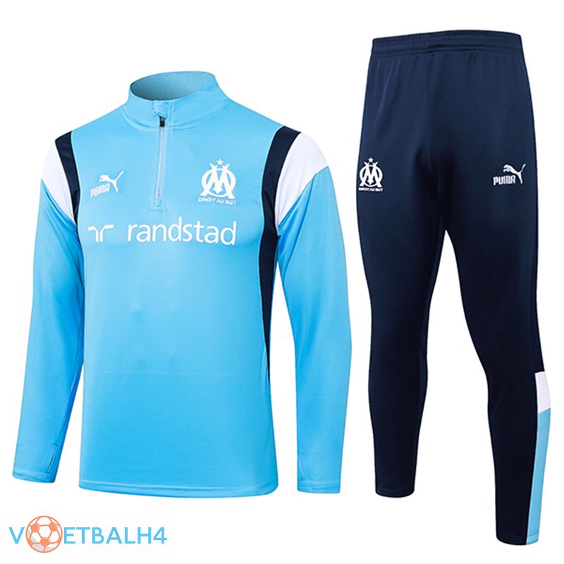 Marseille trainingspak Light blauw 2023/2024