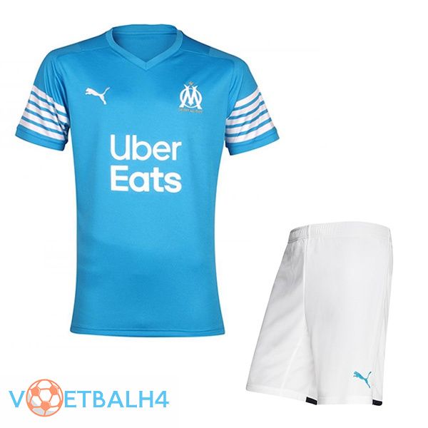 Marseille OM jersey kinderen vierde blauw 2021/2022