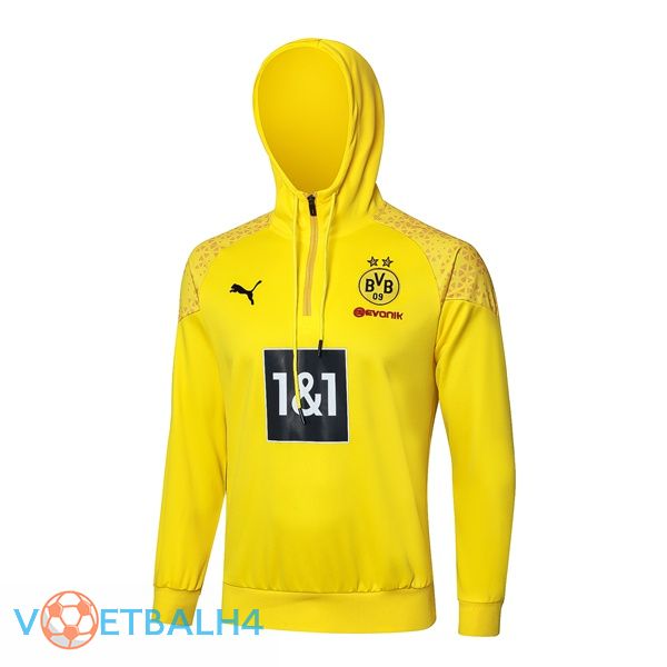 Dortmund BVB Training Sweatshirt Hoodie geel 2024/2025