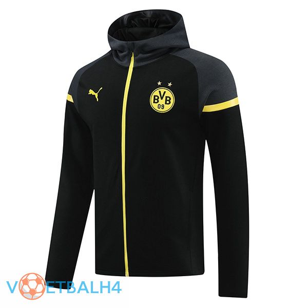 Dortmund BVB Training Sweatshirt Hoodie zwart 2024/2025