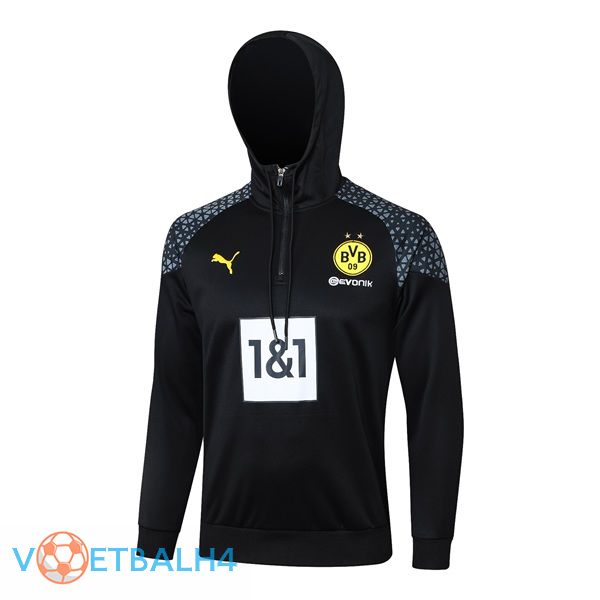 Dortmund BVB Training Sweatshirt Hoodie zwart 2024/2025