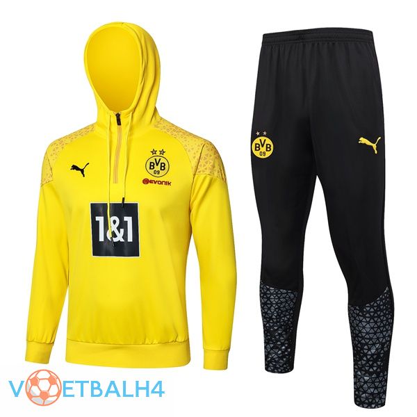 Dortmund BVB trainingspak Sweatshirt Hoodie geel 2024/2025