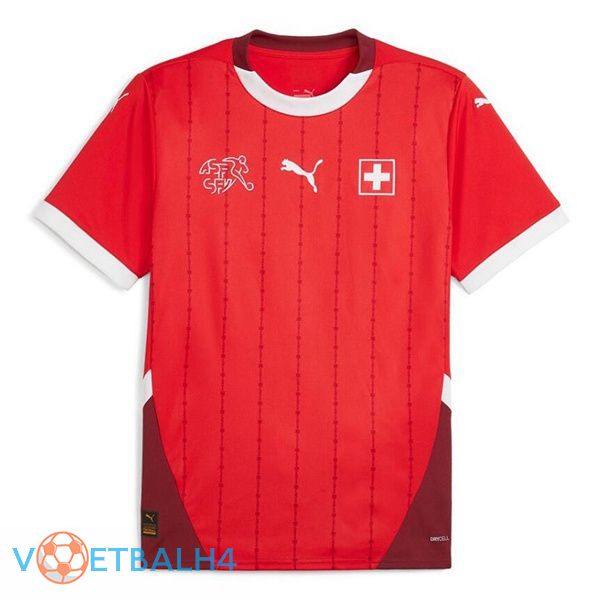 Zwitsers thuis voetbal jersey rood 2024/2025