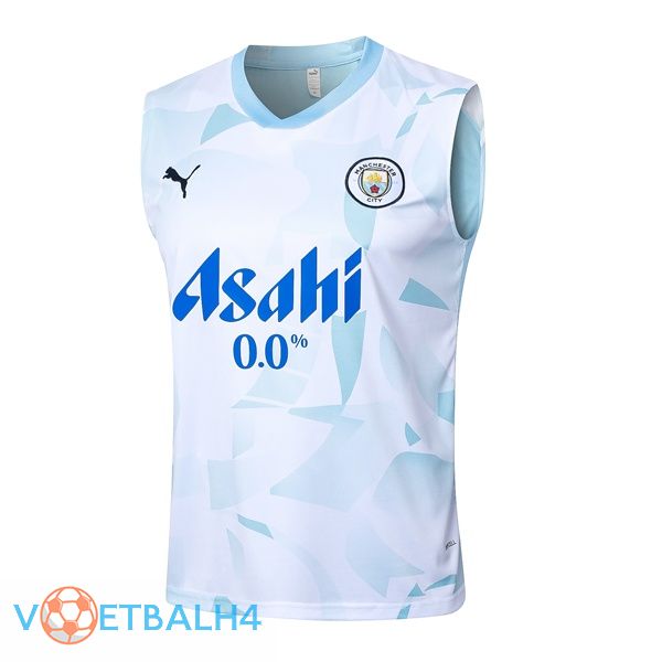 Manchester City voetbal Vest blauw wit 2024/2025