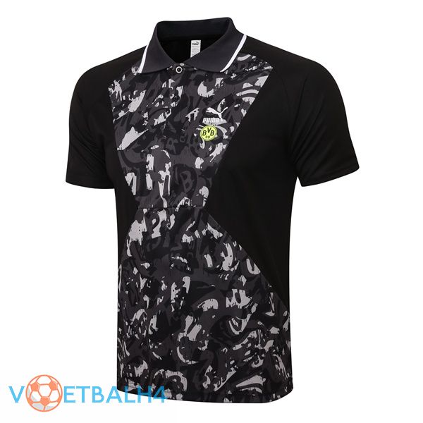 Dortmund BVB Polo Shirt zwart 2021-2022