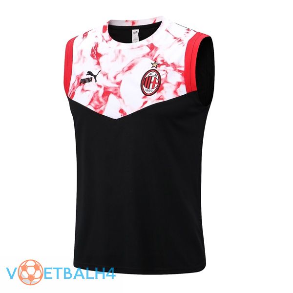 AC Milan voetbal Vest zwart wit 2022-2023