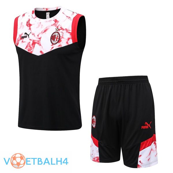 AC Milan voetbal Vest + korte broek zwart wit 2022-2023