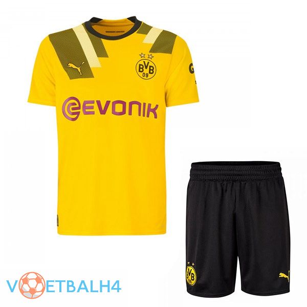 Dortmund BVB kinderen voetbal jersey beker geel 2022/2023