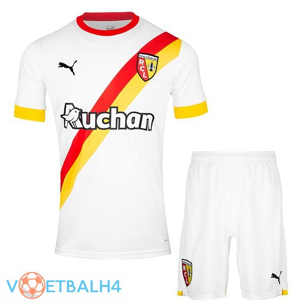 RC Lens kinderen voetbal jerseys derde wit 2022-2023