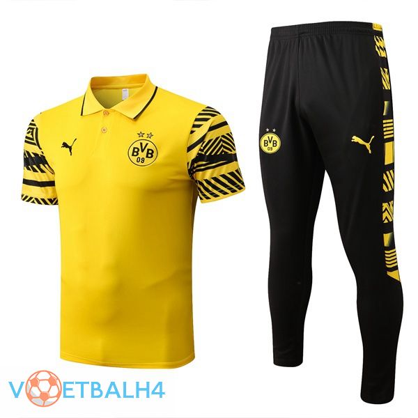 Dortmund BVB polo shirt + broek geel 2022-2023