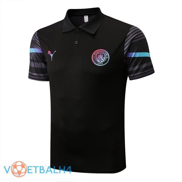 Manchester City polo shirt zwart 2022/2023