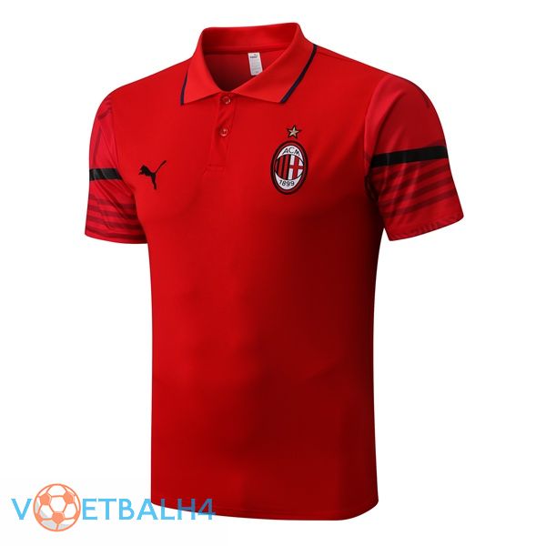 AC Milan polo shirt rood 2022/2023