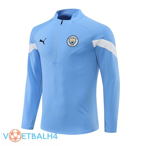 Manchester City Training Sweatshirt blauw 2022/2023