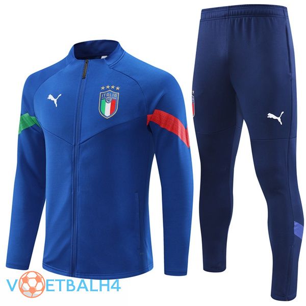 Italië Trainingsjaspak blauw 2022-2023