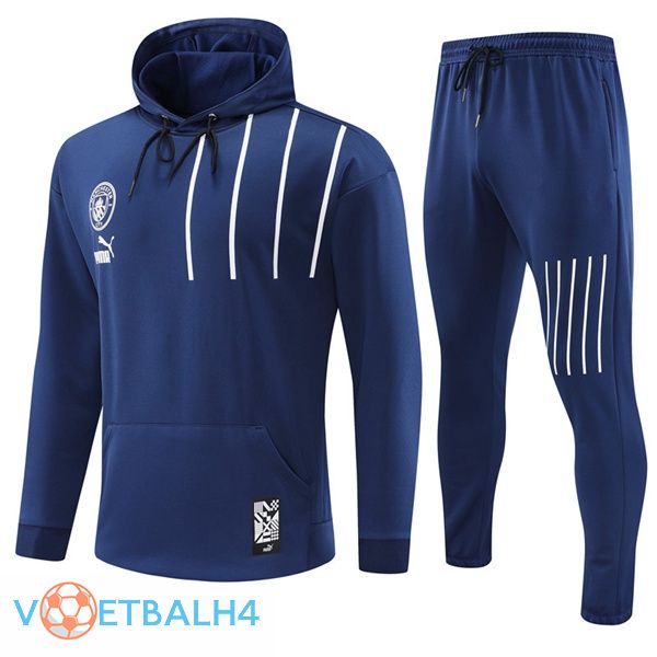 Manchester City trainingspak Hoodie blauw koninklijk 2022-2023