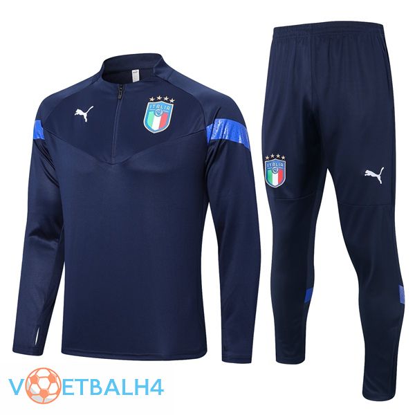 Italië trainingspakkoninklijk blauw 2022/2023