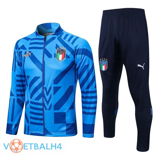 Italië Trainingsjaspak blauw 2022/2023