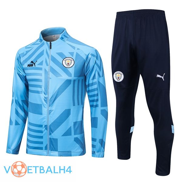 Manchester City Trainingsjaspak blauw 2022/2023