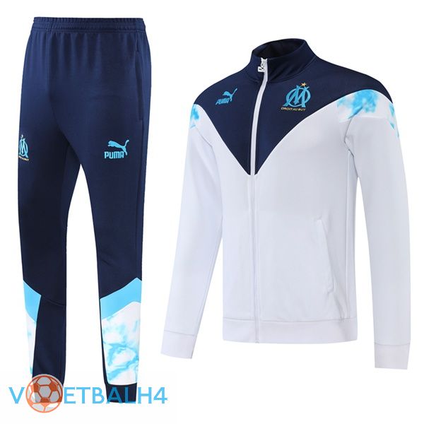 Marseille OM trainingspak Windbreaker wit 2022/2023