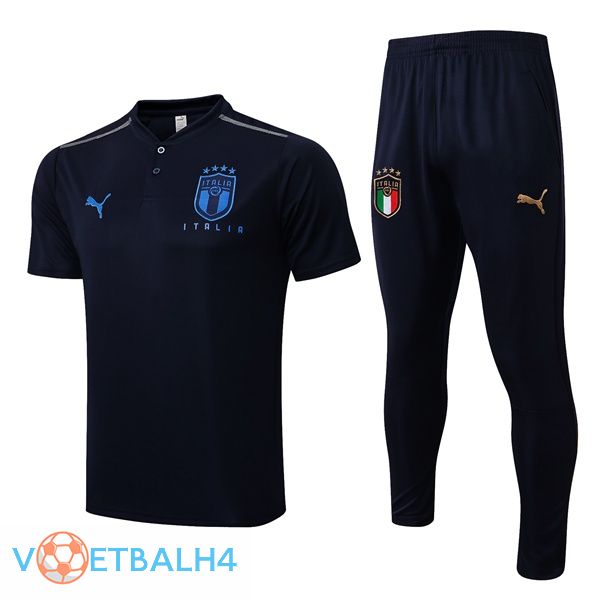 Italië Training T Shirt + broek blauw koninklijk 2022/2023