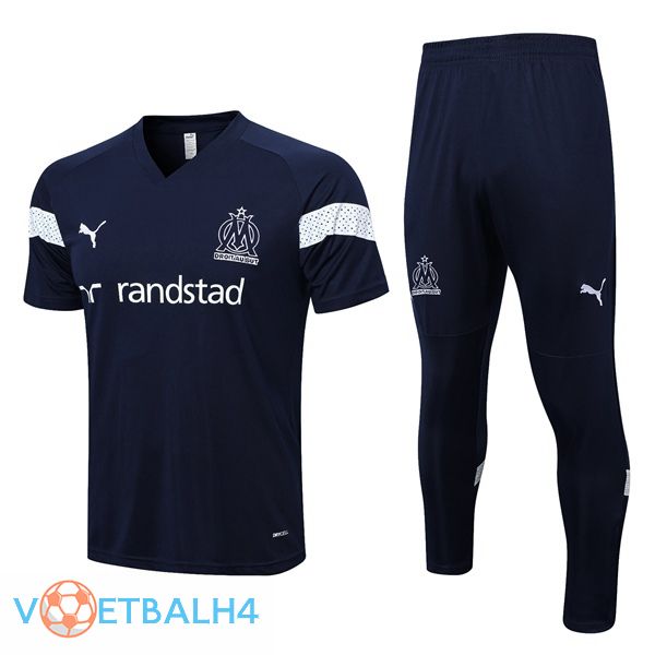 Marseille Training T Shirt + broek koninklijk blauwe 2022/2023