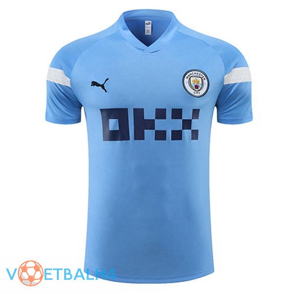 Manchester City Training T Shirt blauw 2022-2023