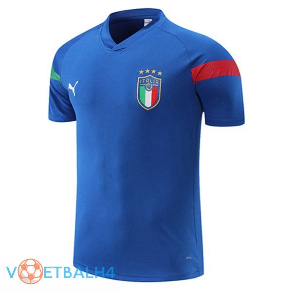 Italië Training T Shirt blauw 2022-2023