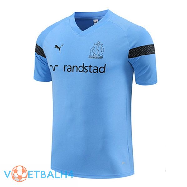 Marseille Training T Shirt blauw 2022/2023