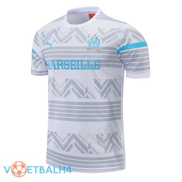 Marseille OM Training T Shirt wit grijs 2022/2023