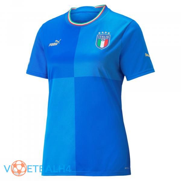 Italië Dames voetbal jersey thuis blauw 2022/2023