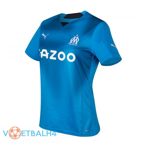 Olympique de Marseille Women voetbal jerseys derde blauw 2022-2023