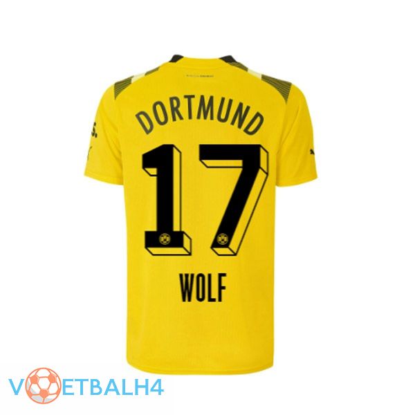 Dortmund BVB (Wolf 17) voetbal jersey beker geel 2022/2023