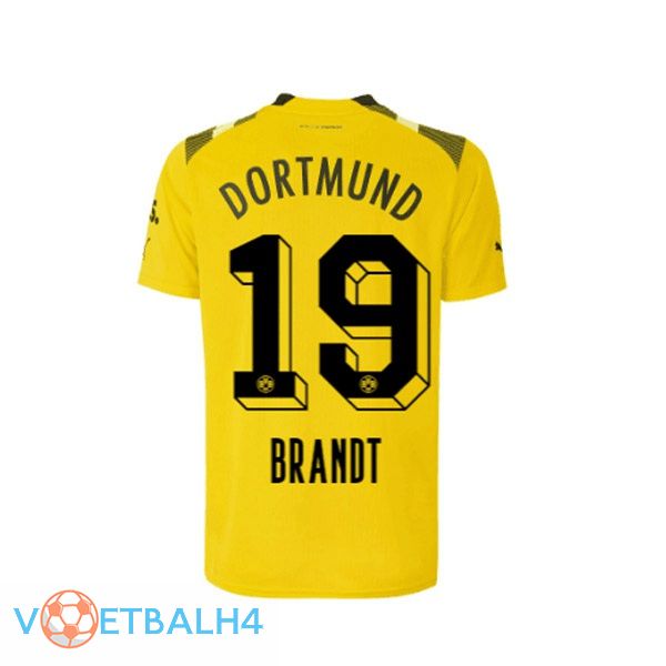 Dortmund BVB (Brandt 19) voetbal jersey beker geel 2022/2023