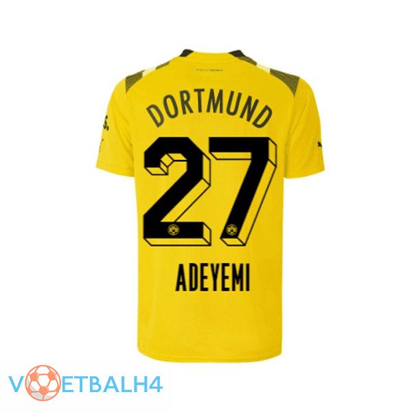 Dortmund BVB (Adeyemi 27) voetbal jersey beker geel 2022/2023