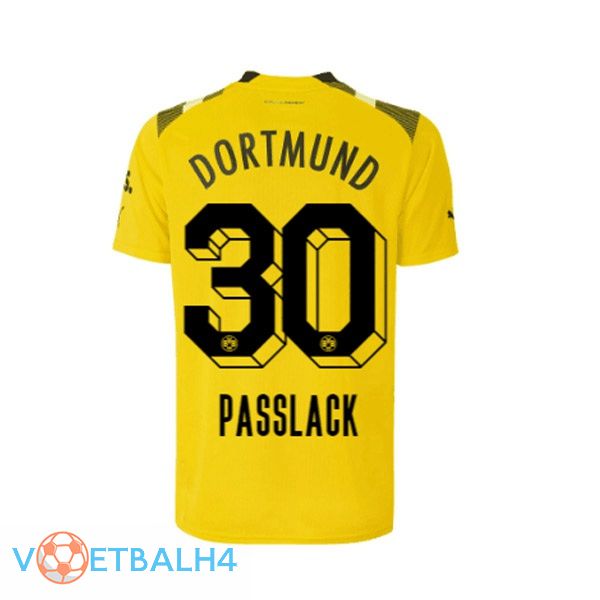 Dortmund BVB (Passlack 30) voetbal jersey beker geel 2022/2023