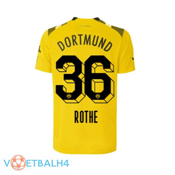 Dortmund BVB (Rothe 36) voetbal jersey beker geel 2022/2023