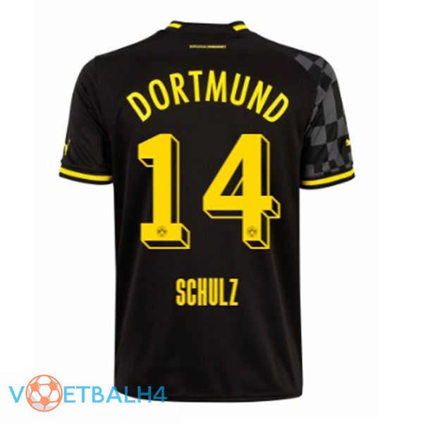 Dortmund BVB (Schulz 14) voetbal jersey uit zwart 2022/2023