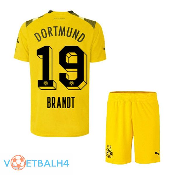 Dortmund BVB (Brandt 19) kinderen voetbal jersey beker geel 2022/2023