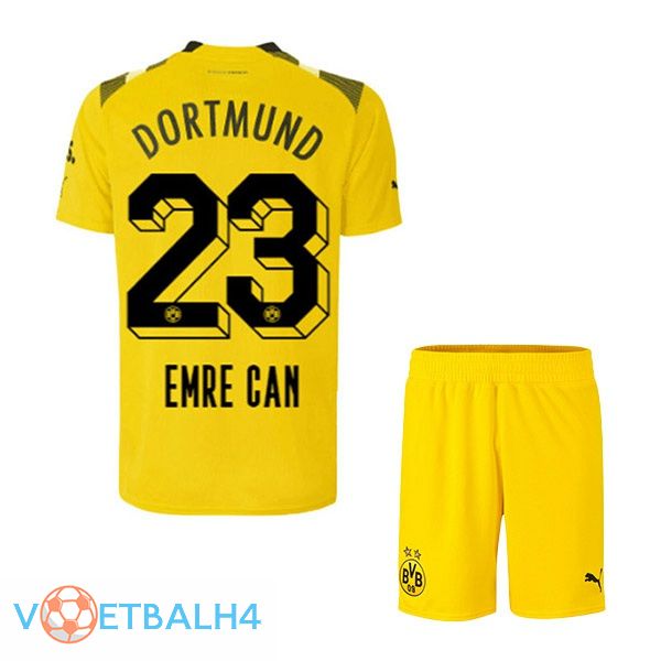 Dortmund BVB (Emre Can 23) kinderen voetbal jersey beker geel 2022/2023