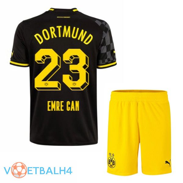 Dortmund BVB (Emre Can 23) kinderen voetbal jersey uit zwart 2022/2023