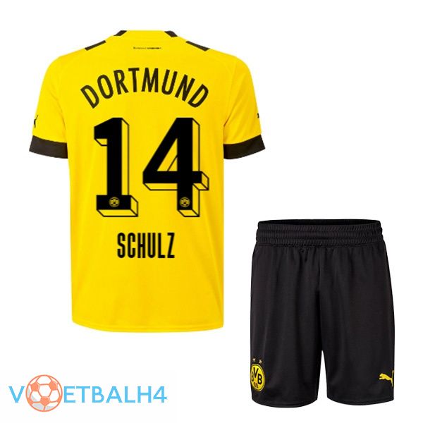 Dortmund BVB (Schulz 14) jersey thuis kinderen geel 2022/2023