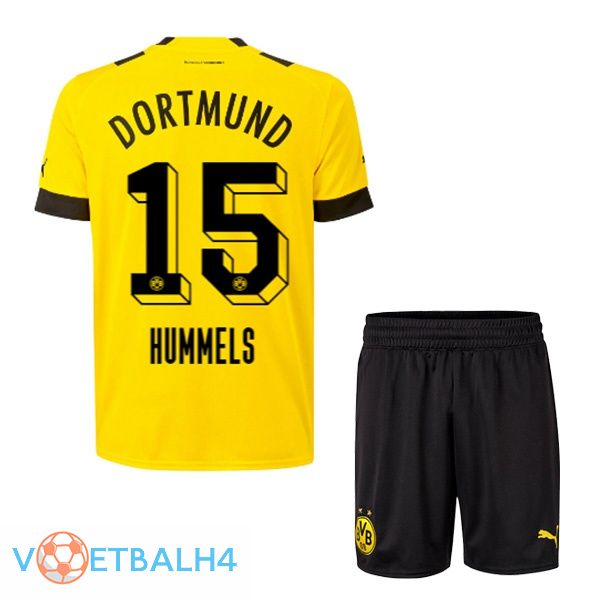 Dortmund BVB (Hummels 15) jersey thuis kinderen geel 2022/2023