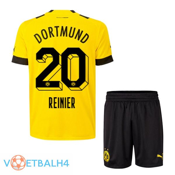 Dortmund BVB (Reinier 20) jersey thuis kinderen geel 2022/2023