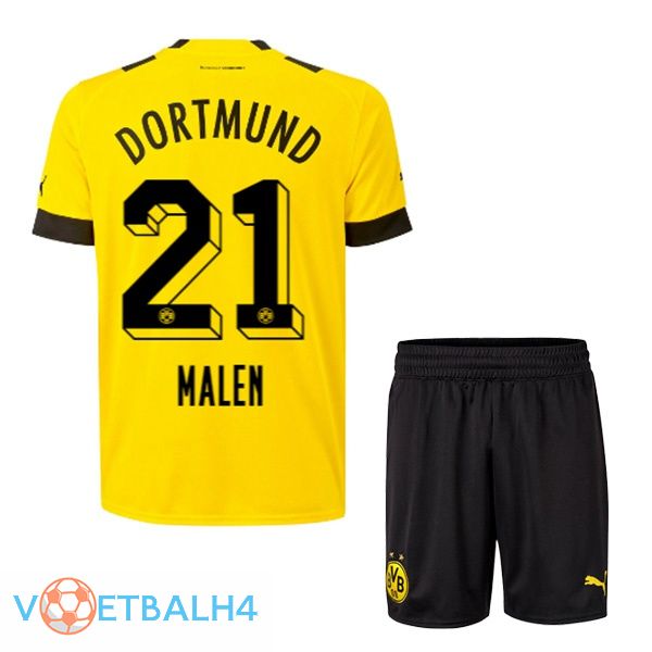 Dortmund BVB (Malen 21) jersey thuis kinderen geel 2022/2023