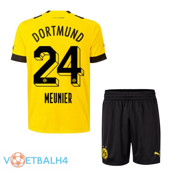 Dortmund BVB (Meunier 24) jersey thuis kinderen geel 2022/2023