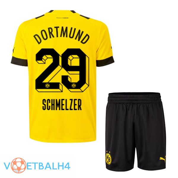 Dortmund BVB (Schmelzer 29) jersey thuis kinderen geel 2022/2023