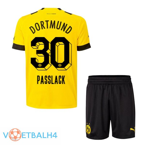 Dortmund BVB (Passlack 30) jersey thuis kinderen geel 2022/2023