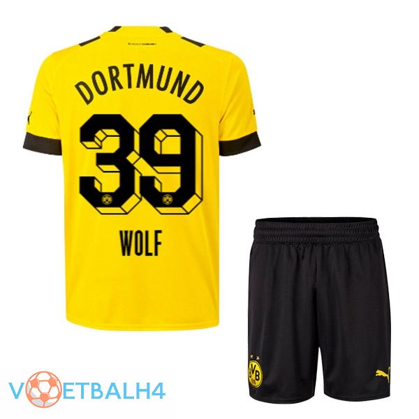 Dortmund BVB (Wolf 39) jersey thuis kinderen geel 2022/2023