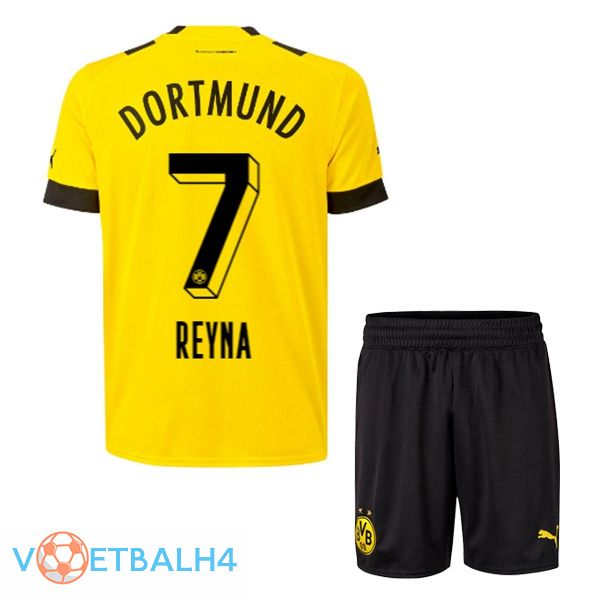 Dortmund BVB (Reyna 7) jersey thuis kinderen geel 2022/2023